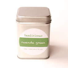 rwanda green loose leaf tea Tealicious Caddie